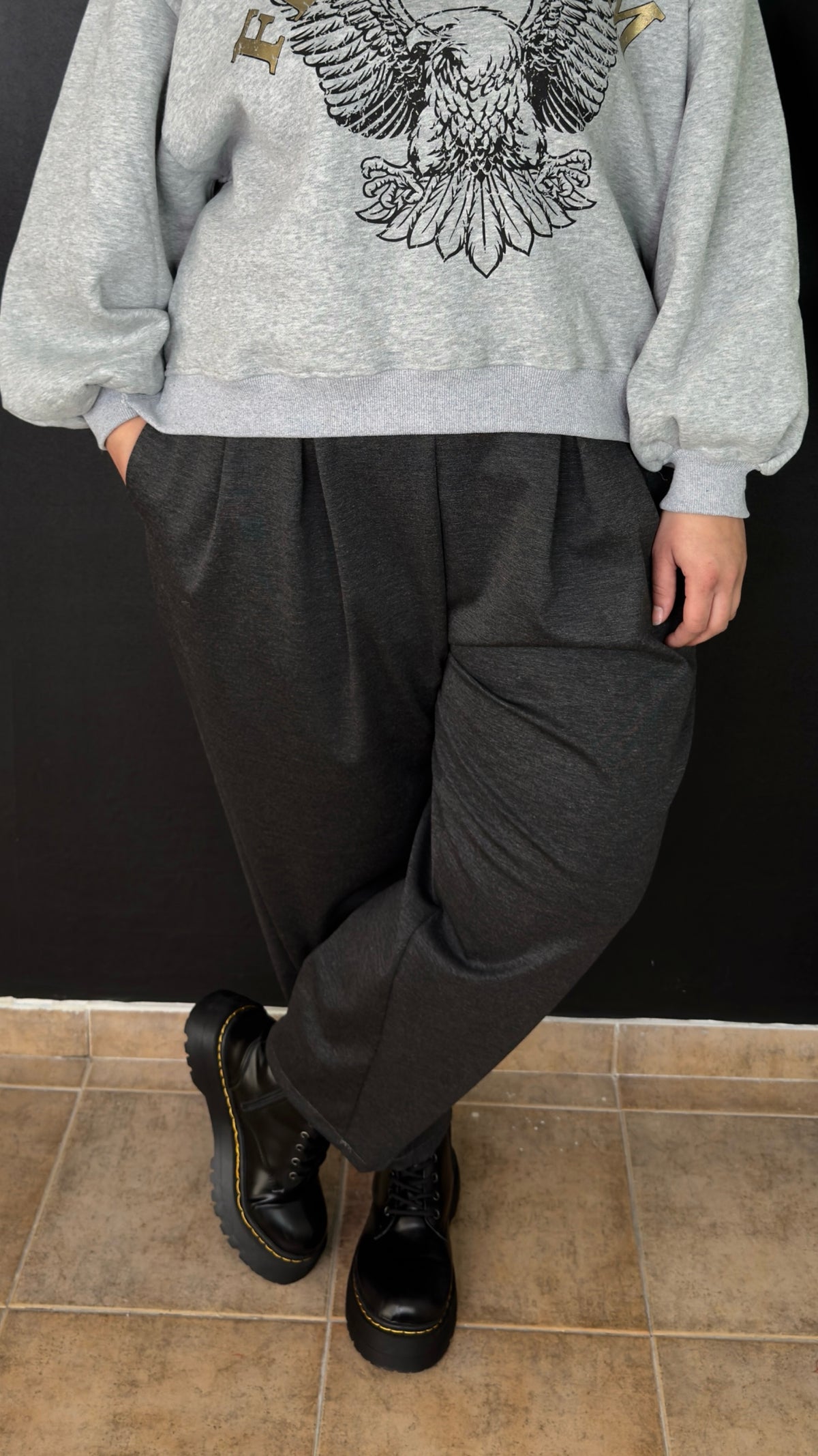 Pantalón Baggy 1 Gris