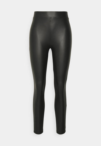 Black Faux Leather Leggings