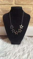 Collar Estrella Acero Plateado